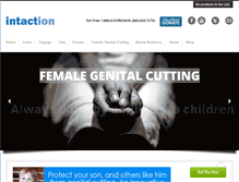 Tablet Screenshot of intaction.org